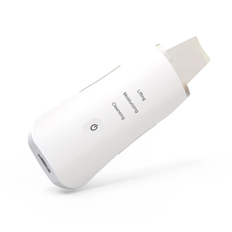 
2019 New Arrival Facial Skin Cleansing Brush Ultrasonic Ultrasound Skin Scrubber Spatula For Facial Deep Cleansing 