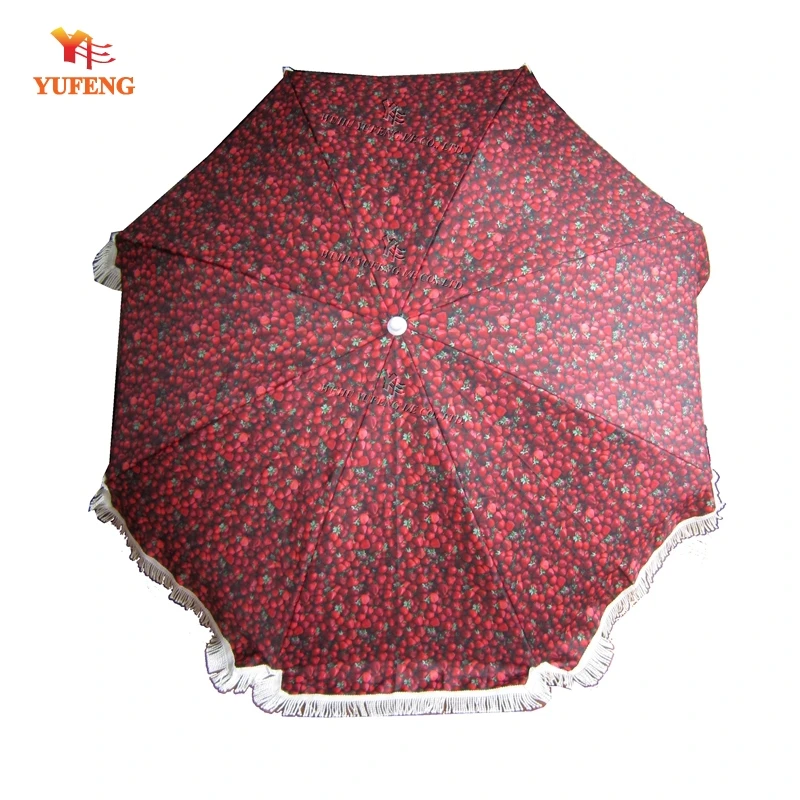 Popular tassel beach umbrella