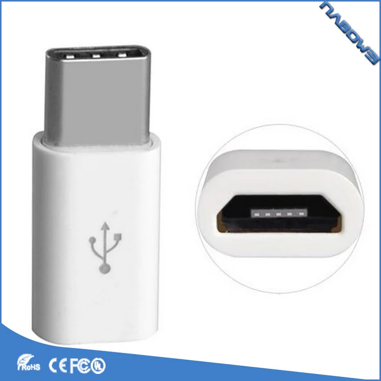 Hot Sale USB-C Type C 3.1 to Micro USB Adapter Female/Adapter for MacBook, USB-C Converter Adapter