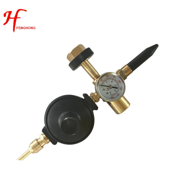 China Manufacturer brass Helium Tank Combo Mylar and Latex Balloon Filler Valve with 200 bar pressure