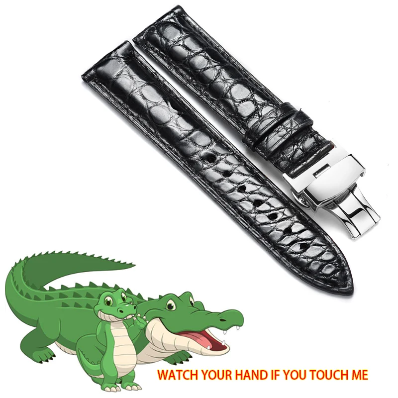 Ремешок для часов под крокодиловую кожу OEM (60723667737)