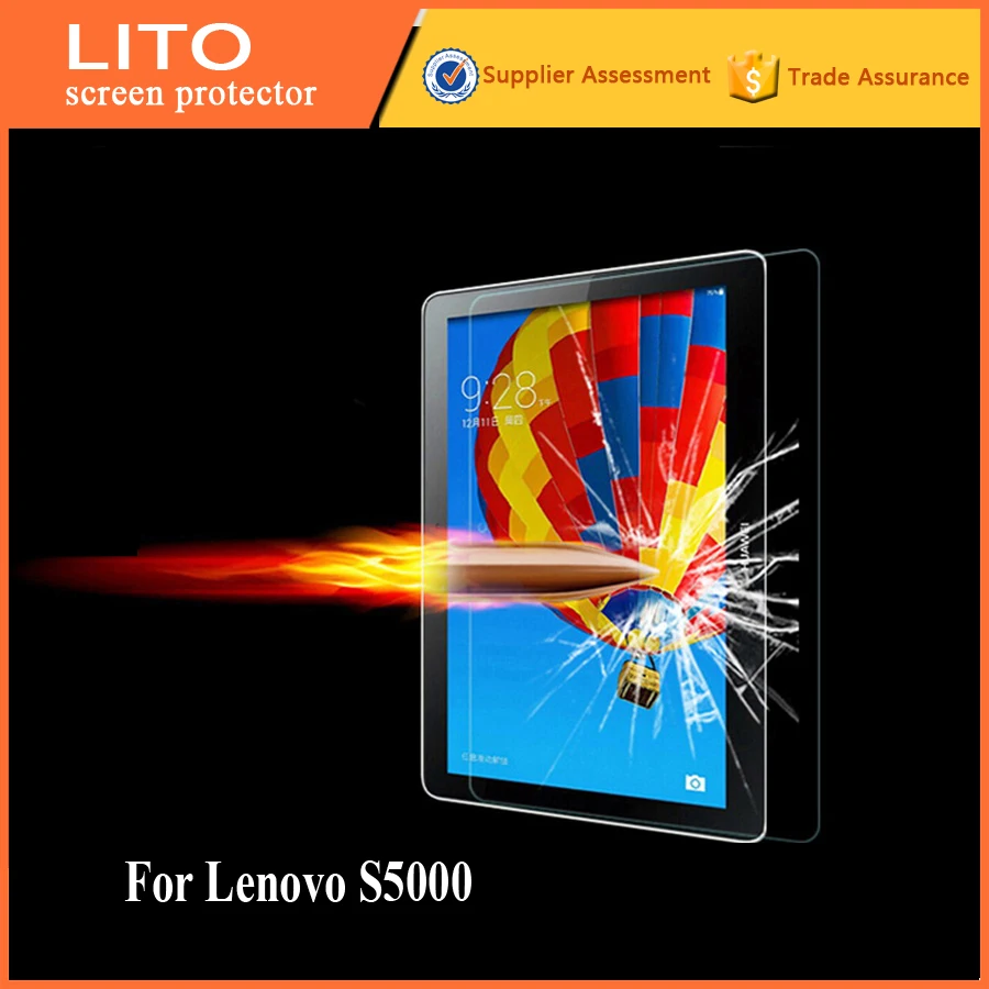 беспузырьковый ПК таблетки протектор закаленное стекло экрана для LENOVO S5000