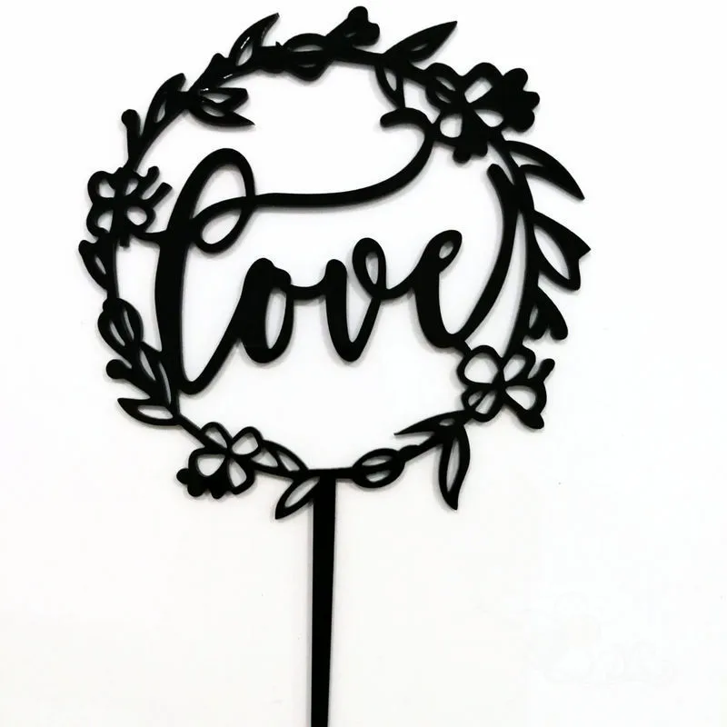 Acrylic  laser cutting machine memorial day mr and mrs cake topper wedding party decoration  custom cake topper