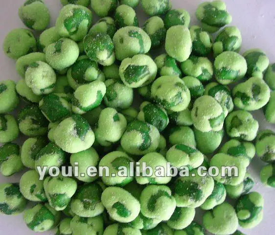 Good taste wasabi flavor green peas OEM service