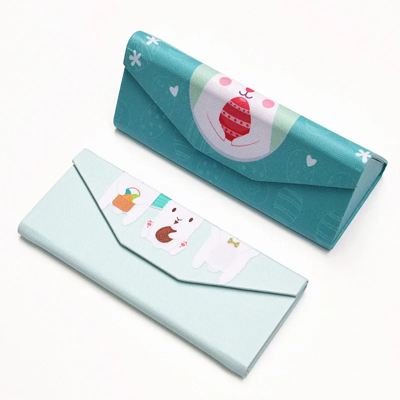Foldable Triangular Eyewear Glasses Box Folding Sunglasses Case