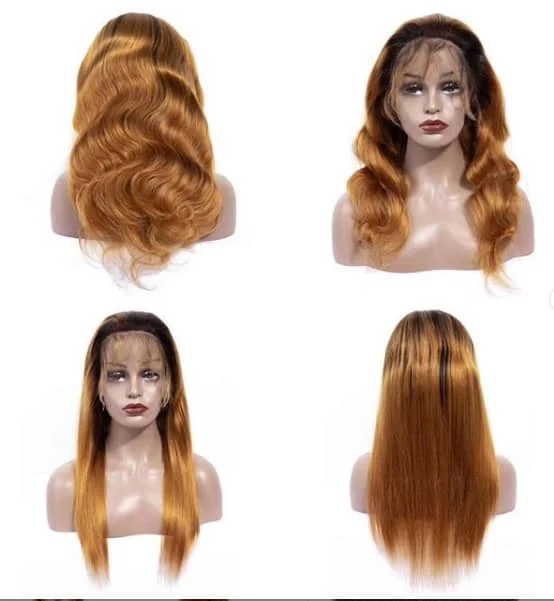 Guarantee Hair 1b/30 Unprocessed Vigin Wig 100% Virgin Remy Human Hair Wig