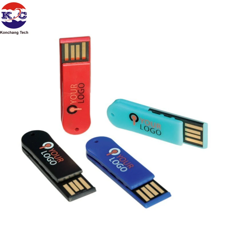 OEM ODM Mini Plastic Paper Clip USB Flash Drive With Custom Logo USB Stick 128GB 64GB 32GB 16GB 8GB Wholesale