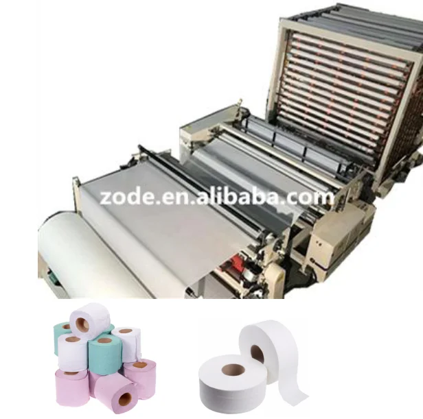 High Speed Automatic Toilet Paper Roll Making Equipment with Packing Equipment