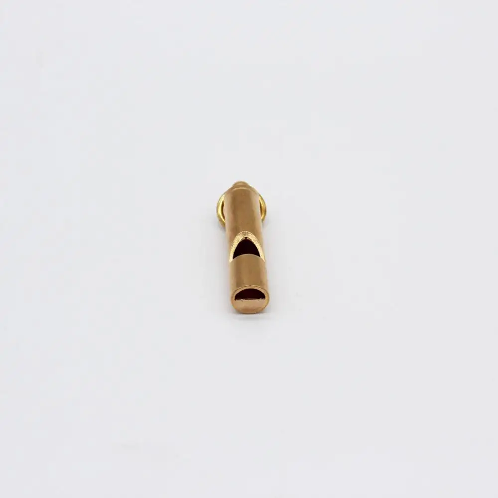 
Custom-made Brass Whistle For Outdoor Survival Emergency Help Safety Whistle 