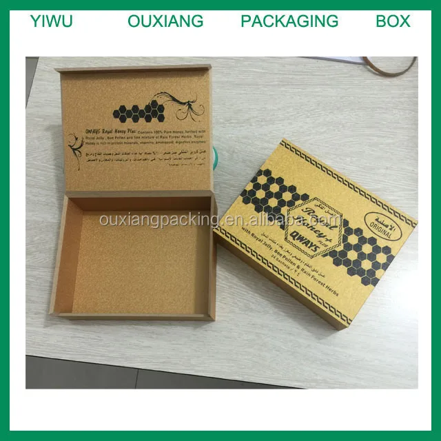 new design hot sale new design mdf 24 sachets royal honey golden box