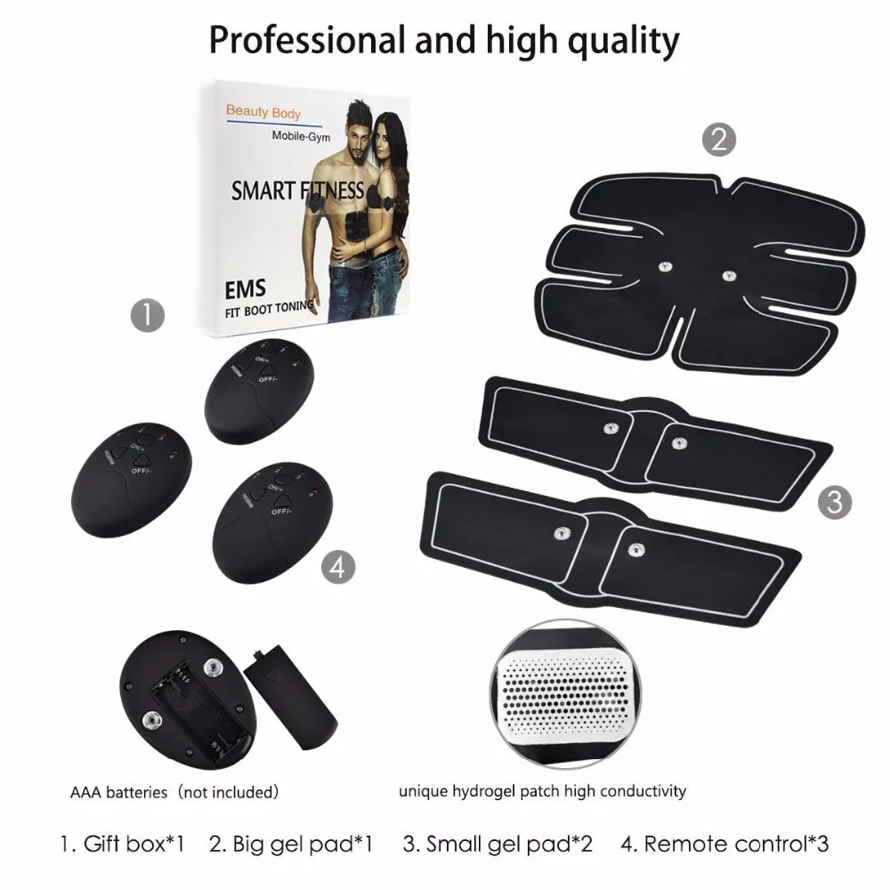 
Wireless EMS Quality Warranty household exercise muscle stimulator machine 