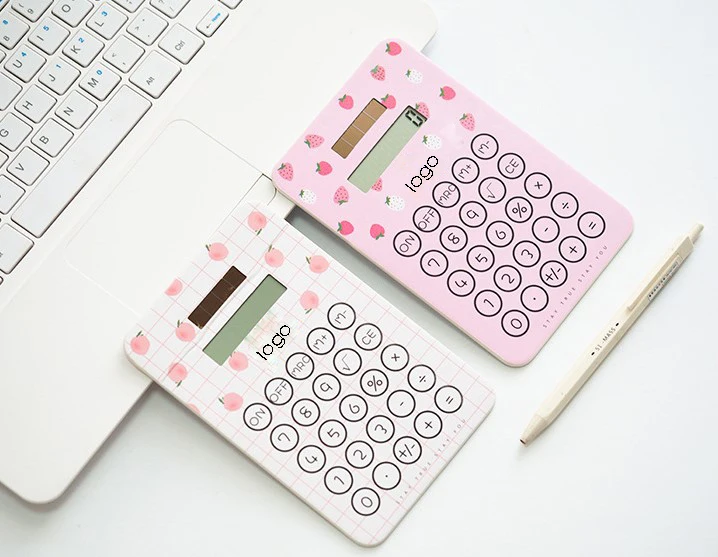 NEW Arrived Big size White desktop calculator with solar energy for office/Hot Sale Solar Energy Business Calculator Notebook