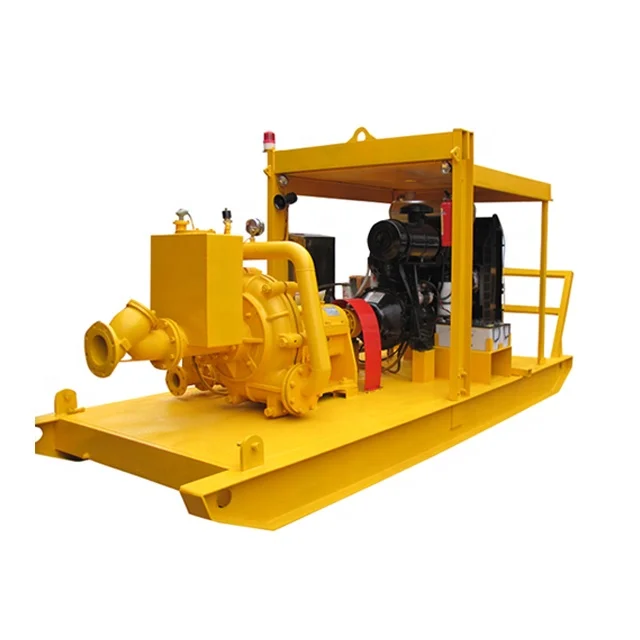 Factory direct sales vacuum system mining water pumping machine slurry pumps with diesel engine