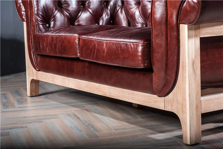 Home Relaxing French Provincial Leather Sofa Furniture For Sale