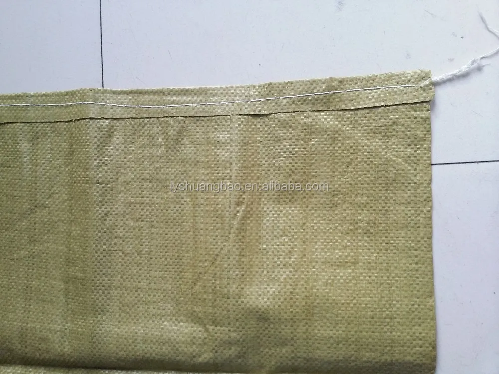 recycled Pp Woven Bag Yellow /gray low price pp sacks
