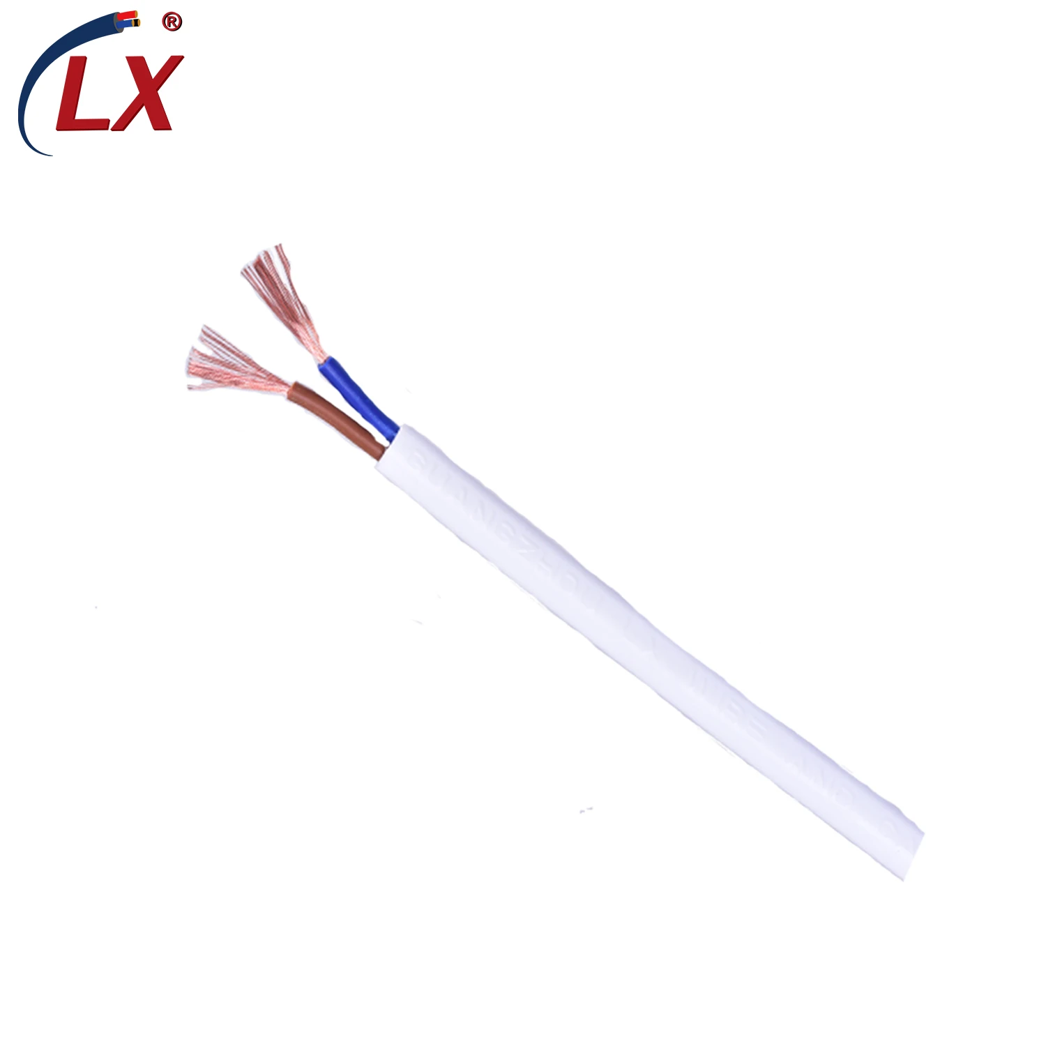Электрический кабель с покрытием плоский двойной ПВХ 1,5 мм 2,5 мм 4 мм 6 мм медный или медный Плакированный Алюминий изолированный ПВХ PE многожильный RVV LX