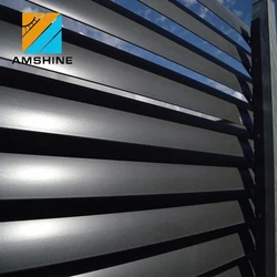 100% Waterproof warehouse patio adjustable aluminium louvers for outdoor
