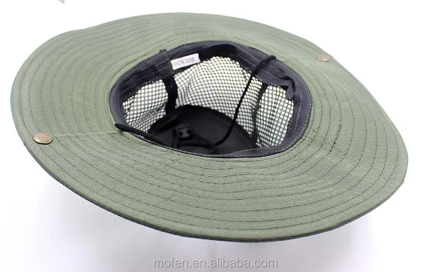 Outdoor green climbing fishing camouflage rush bucket hat fisherman hat jungle round hat