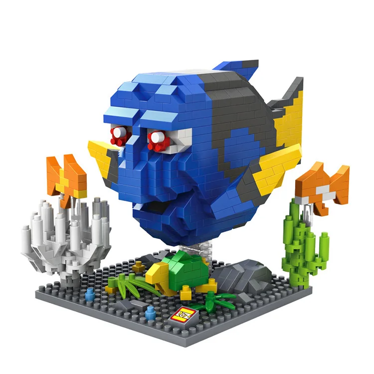 LOZ large plastic little construction old fashioned building block toys