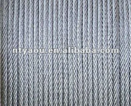 8x19s+fc стальной трос для лифта