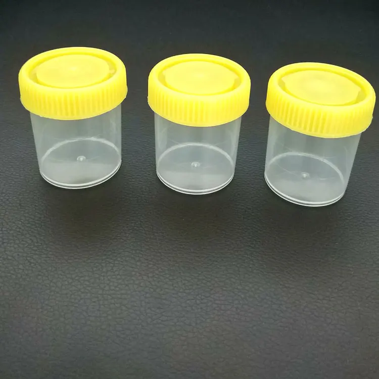 Одноразовый медицинский стерильный пластиковый образец для мокроты, фекалий, 60 мл, контейнер для мочи
