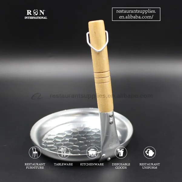 Japanese Frying Pan Omelette Pan Oyakodonburi Pot Aluminum Mini Non Stick Pan With Lid & Straight Wooden Handle