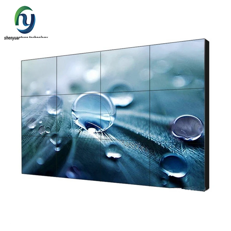 ultra-thin seam 3x3 55 inch indoor LCD Video 3D TV Wall Panel 1080P Screen flexible led mount video wall