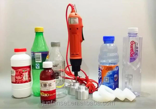 Small scale hand held plastic bottle cap sealing machine,screw capping machine, lid capper