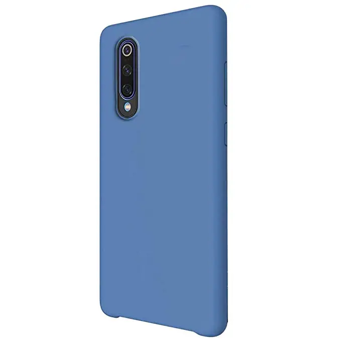 Case For Xiaomi Mi9 Liquid Silicone Slim Rubber Color Design Shockproof Protective Back Cover For Xiaomi Mi 9 Smartphone