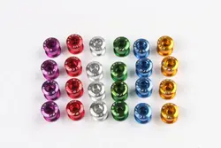 Bicycle Chainwheel Screws 7075 Aluminum Alloy 6.5/8.5mm Double Chainring Wheel Bolt double or single