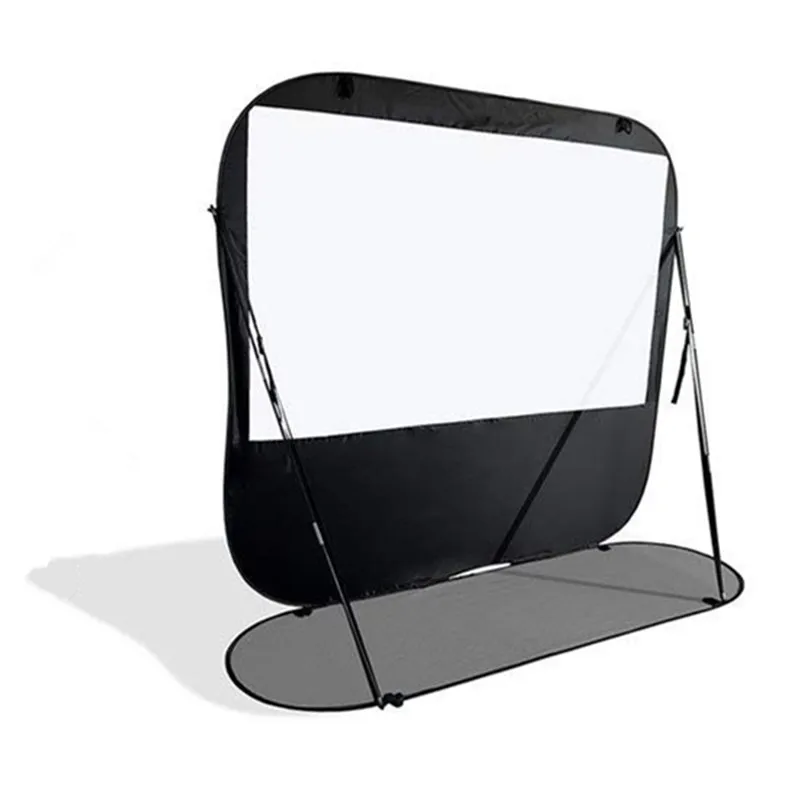 Custom Portable Outdoor Fast Folding Projector Screen Self Standing  Light Weight Movie Theater Cinema