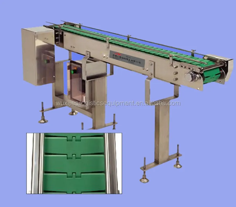 Plastic top chain conveyor; scraper chain conveyor JR12