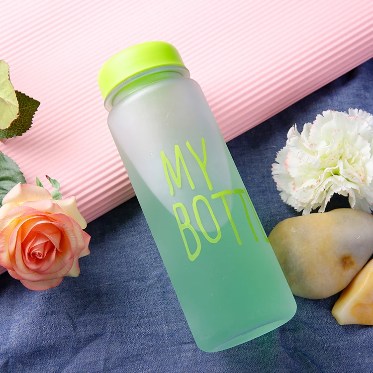 17 OZCustomize Logo Simple Style Frosted/Clear  BPA Free Plastic Water Bottle My Bottle