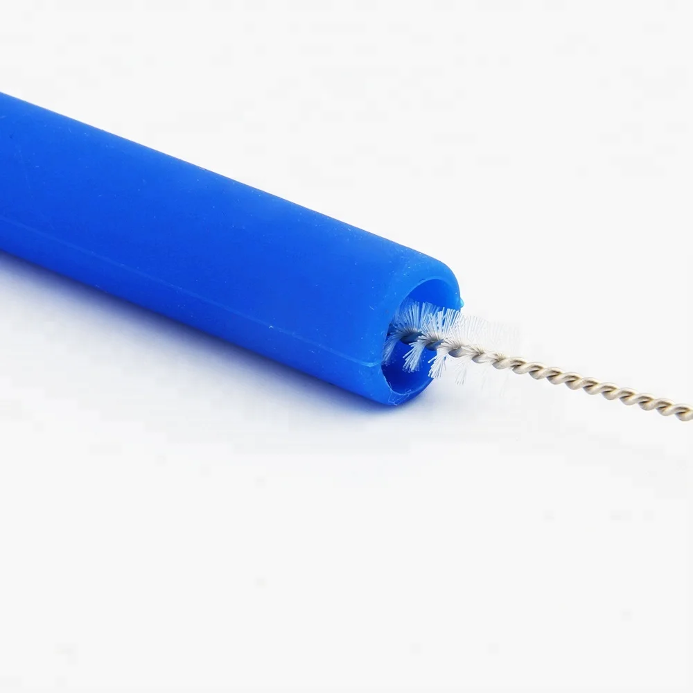 BPA Free Re-useable And Long Flexible Silicone Drinking Straws For Mug Tumbler Use