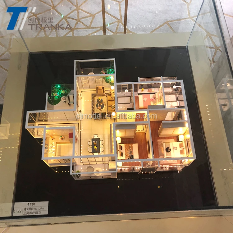 Hot sell architectural scale model furniture , miniature interior model