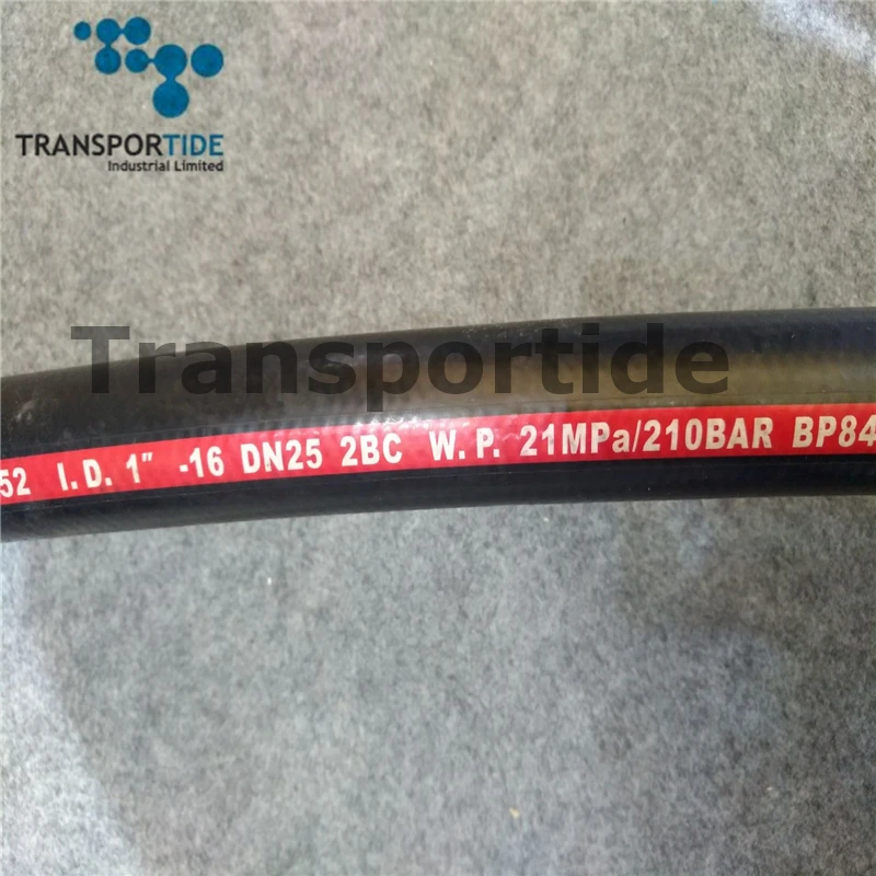 Parker Standard Factory Produced Smooth Cover Hydraulic Hose 2SN