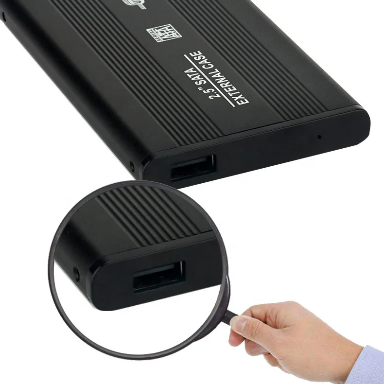 2.5inch External USB2.0 HDD case Hard disk case HDD drive enclosure