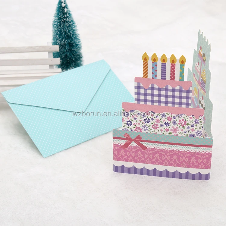 Customized Creative Cartoon Invitation Card Birthday, Birthday Greeting Card, baby greeting card