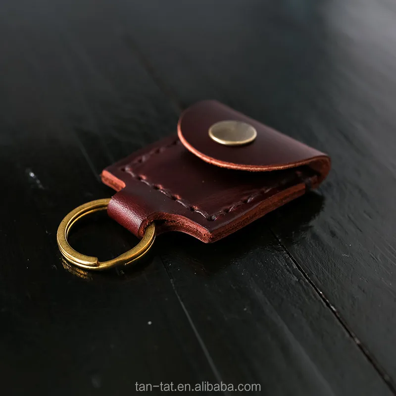 Cow Leather Guitar Pick Holder Case