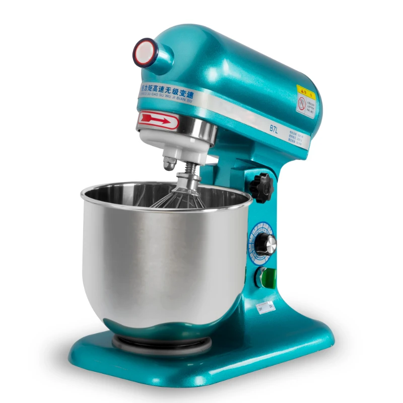 7L planetary mixer milk mixing stand mixer commercial countertop mixer