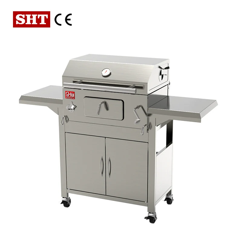 Outdoor Kitchen Barbecue Stainless Steel Grill Charcoal BBQ Grill for Garden