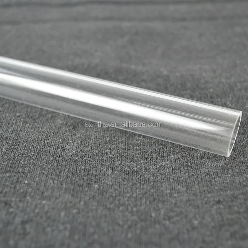 25pcs OD20x2x1000mm Plastic Acrylic Extruded Clear Tube Plastic PMMA Transaperant Water LED Pipe Shower Curtain Poles towel bar