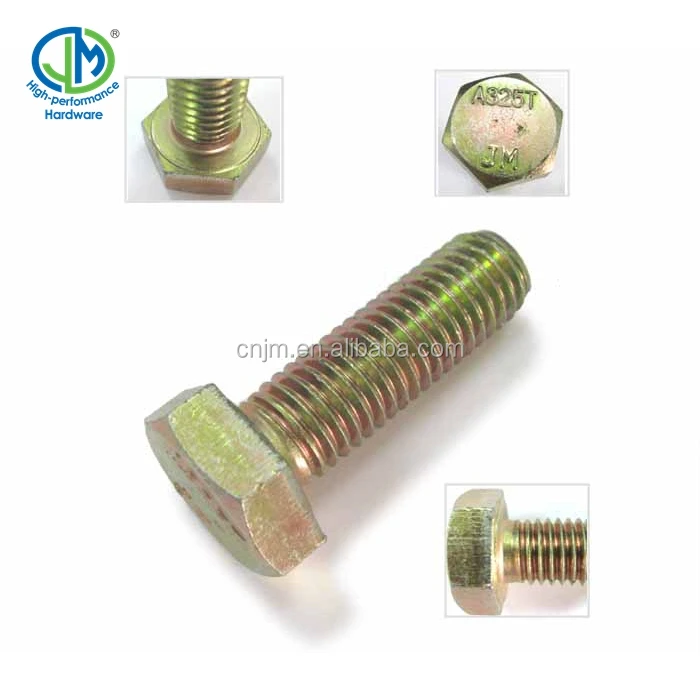 ASTM A325 f8t high tension structural bolt