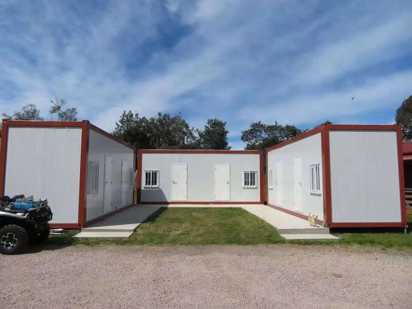 steel frame container homes Prefabricated Expandable Container House from China supplier prefab house