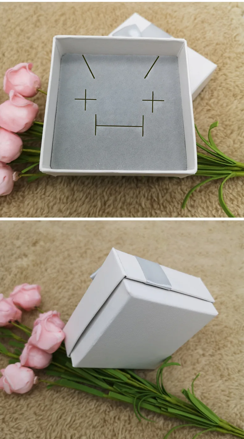 Jewelry box custom gift velvet high-grade ring packaging carton custom watch box