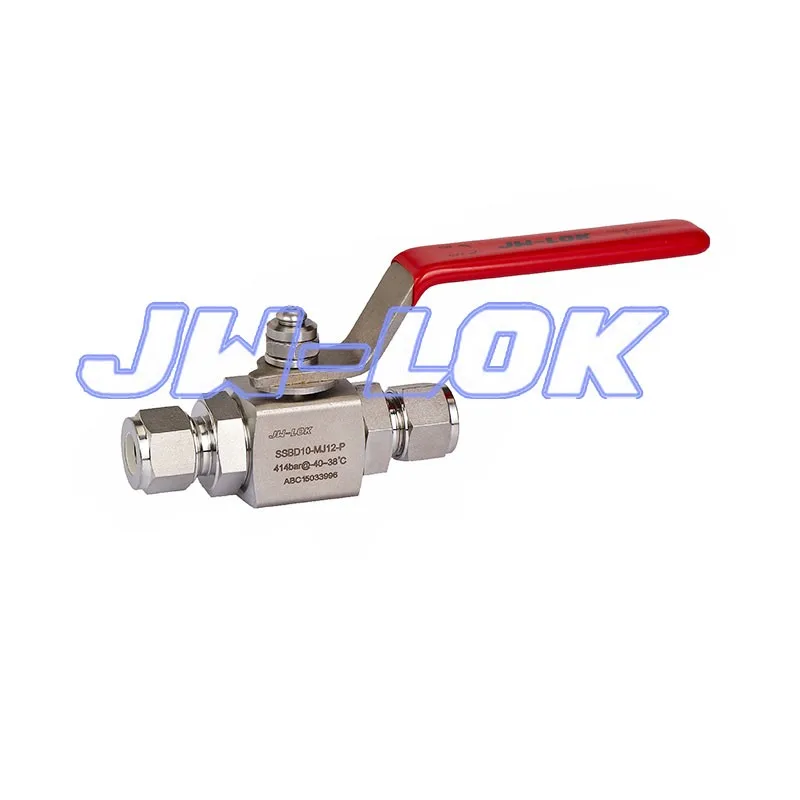 High pressure Ball Valves for gas with Nitrogen testing