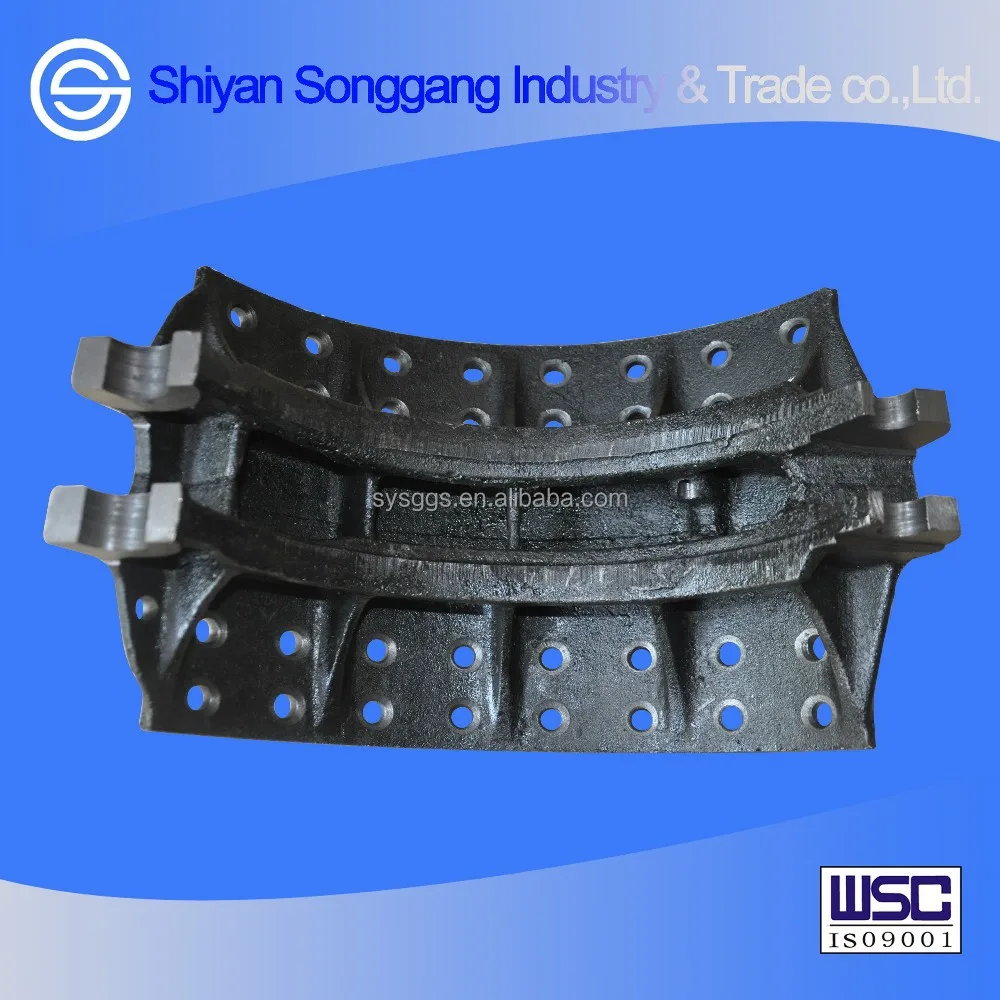 Подлинная части Dongfeng грузовик тормозная система нижняя передняя тормозных колодок в сборе 3502ZHS01-064