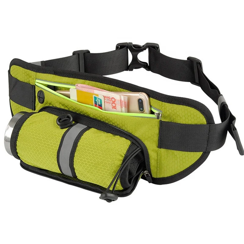 Walking Belt Water Bottle Fanny Pack for Hiking, Jogging or the Gym Conveniently Stay Active While Keeping Hands Free Fits Phone