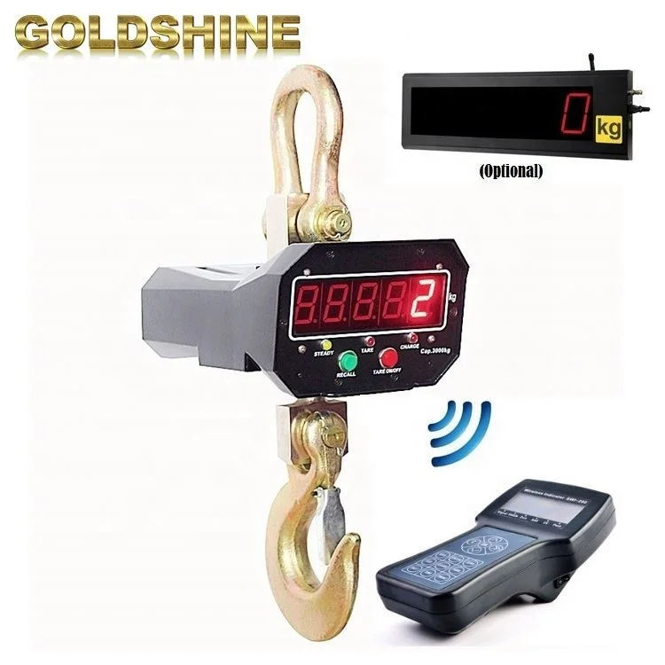 3t cheap durable ocs scales 1t IP65 digital 10ton 20ton electric weight crane scale 20 ton