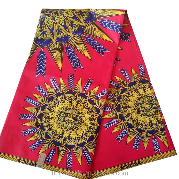
African wax print fabric Java designs Polyester wax prints fabric 